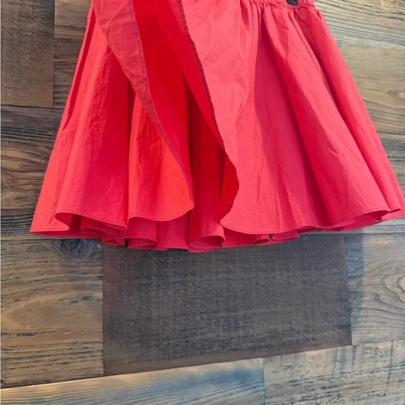 Free People ‘Gaia’ Vibrant Red Mini Skirt - Picture 9 of 10